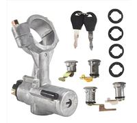 Ignition Lock Cylinder Set Ignition Barrel Steering Lock Doors Compatible With Nissan For Patrol 1988 1989 1990 1991 1992 1993-1998 99810-50A00