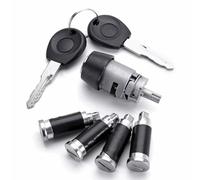 Ignition Lock Switch Barrel for T4 1990-2003, Door Lock Cylinder Key Starter Plant Set with 2 Keys, OE 357905855A, 357905855B