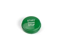Ignition Lock Switch Fit For Car One-key Start Button Engine Ignition Switch Cover 2010-2012 Stop(Green)