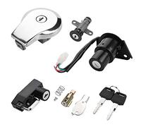 Ignition Lock, Virago 535 Carburettor, Dioche Motorcycle Ignition Switch Fuel Gas Seat Lock Keys For Virago Xv535 Xv250 Xv125