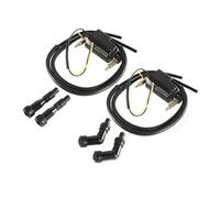 Ignition Module 33410-45012 Ignition Coil Set 2 Dual Output + 4 Ohm Coils With Spark Plug Caps For Suzuki For GS550 GS750 GS850 GS1000
