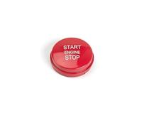Ignition Push Button Starter Fit For Car One-key Start Button Engine Ignition Switch Cover 2010-2012 Stop(Red)
