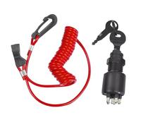 Ignition Starter Key Switch with Safety Lanyard 5005801 Fit for Evinrude Marine Boat Repair Part