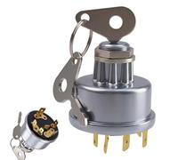 Ignition Starter Switch for Lucas 34228 35670, 3107556R92 Ignition Switch Replacement with 2 Keys Compatible with Durite 0-351-06 Guard IGN1, Replaces K203992 1446116M1 3387319M1