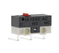 Ignition Starter Switch Limit Switch 1A 125V Mouse SPDT 3Pin Momentary Push Button Without With Roller(BENT FOOT-2,1000PCS)