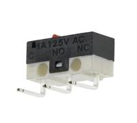 Ignition Starter Switch Limit Switch 1A 125V Mouse SPDT 3Pin Momentary Push Button Without With Roller(BENT FOOT-1,20PCS)