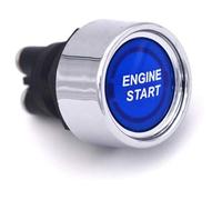 Ignition Starter Switch with Key Car Engine Start Ignition Switch 12V 50A 3 Pin SPST Keyless Push Button Starter Switches ON OFF For Cars Marine RV(Blue)