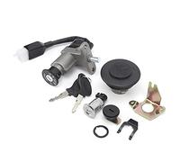 Ignition Switch Assembly, Gas Ignition Key Lock Oil Resistance 4 Wire Port for Gas Scooter 50Cc 150Cc 139Qmb Gy6 for Chinese Moped Novelty