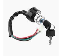 Ignition Switch, Car Motorcycle Atv 6-Wire in 9 Pin Plug Ignition Starter Switch Locking Lock Keys 3 Position 2 Keys for Contactslot 6 Pin Ignition Switch with Key