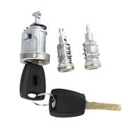 Ignition Switch Compatible With Fiat For Palio 1996-2012 For Multipla 1999-2010 Door Ignition Trunk Lock Cylinder Barrel Complete Set 3pcs 3040Z-10