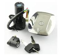 Ignition Switch Controls For Suzuki For GS125 4 Lines 1982-2000 Key Lock Kit Motorcycle Ignition Switch Fuel Gas Tank Cap Cover Seat Set