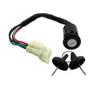 Ignition Switch Controls Ignition Switch Lock Keys Motorcycle Ignition Switch 4 Pin Electric Door Lock Cover For Universal ATV Quad Scooter Dirt Bike