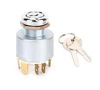 Ignition Switch Controls with 2 Keys 12V Universal Ignition Key Switch 12V Ignition Switch Universal 12V 4 Position Ignition Switch Lock Keys for Car Motorcycle Bike Boat