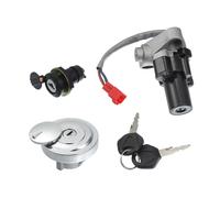 Ignition Switch Cylinder Fuel Gas Lock Seat Lock for Yamaha X AUTOHAUX