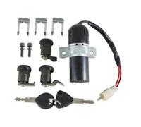 Ignition Switch Fit For Honda FES125 FES150 Pantheon, FES250 Foresight Motorcycle Ignition Switch Seat Lock With Key Kit Ignition Starter Switch with Key