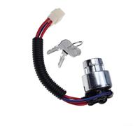 Ignition Switch for Kubota L and M Series Tractors, 1 Pack, TC020-31820/TC020-31822, Direct Replacement, Zinc Alloy Housing, -40°C to 120°C Rated