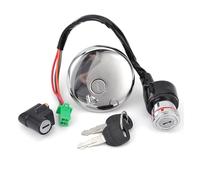 Ignition Switch For Suzuki GN125 GN 125 1982-2001 Fuel Cap Ignition Switch Seat Lock With Key Kit Motorbike Ignitions