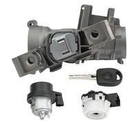 Ignition Switch, Ignition Lock Barrel Starter Switch with Key 1K0905851B Replacement for VW Golf MK5 MK6 Touran Audi A3 8P