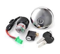 Ignition Switch Key Lock For Suzuki GN125 1982-2000 2001 GN 125 Fuel Gas Cap Ignition Switch Seat Lock Key Kit