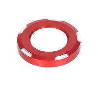 Ignition Switch Key Socket Guard Cover Compatible with MONKEY 125 2018-2024 CT125 Trail 125 Hunter Cub JA65 JA55 2020-2024 Motorbike 3D CNC Aluminum Key Hole Red