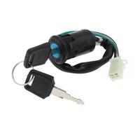 Ignition Switch Lock 1Piece 2/4 Wires Pins Ignition Start Switch Lock Key For ATV Go Kart Scooter Motorcycle(B 4 Wires Female Plug)