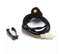 Ignition Switch Lock 2.6×2.5×5.5cm/1.02"×0.98"×2.17" Start Horn Kill Off Stop Switch Button Universal ATV Motorcycle Dual Sport Dirt Quad Motorbike Accessories(Yellow)