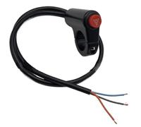 Ignition Switch Lock 22mm Motorcycle Switch Hazard Light Switch Button Electric Vehicle Double Flash Warning Emergency Lamp Signal Flasher Motorbike Part