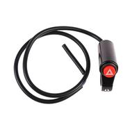Ignition Switch Lock 55 * 50mm/2.17 * 1.97in Motorcycle Switch Hazard Light Switch Button Electric Vehicle Double Flash Warning Emergency Lamp Signal Flasher