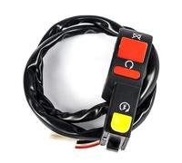 Ignition Switch Lock 7/8" Diameter Handlebars Overall Wire Length 28" Motorbike Electric Start Stop On Off Button Kill Switch Motorcycle Dirt ATV Quad BikeFits