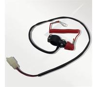 Ignition Switch Lock 7/8 Inch 22mm Motorcycle Tether Lanyard Emergency Kill Stop Engine Switch Push Button For ATV Motorcycle Boat Engine Motor For Scooter(B)