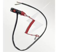 Ignition Switch Lock 7/8 Inch 22mm Motorcycle Tether Lanyard Emergency Kill Stop Engine Switch Push Button For ATV Motorcycle Boat Engine Motor For Scooter(color1)