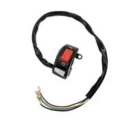 Ignition Switch Lock 7/8inch 22mm Motorcycle Switch UniversalHandlebar Fog Hedlight Horn Start Kill Switch ON OFF Button 12V For ATV Scooters Snowmobile