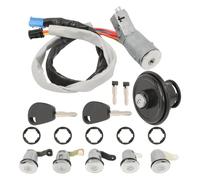 Ignition Switch Lock Barrel Car Ignition Switch Lock Cylinder Assembly With 2 Keys Compatible With Peugeot For Partner 2002-2008 OE 4162AP 4162CF