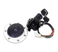 Ignition Switch Lock Compatible With For ZR400 For Xanthus 1992 1993 1994 1995 Motorcycle Ignition Switch Fuel Tank Cap Cover Lock Key Set