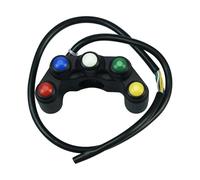 Ignition Switch Lock Diameter:2.2cm Motorcycle Five Color Five Position Switch Steering Lamp Horn Headlamp Turn Signal Handlebar Switches Electric Vehicle Refitting