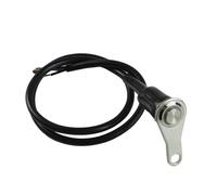 Ignition Switch Lock Diameter 6.8mm Motorcycle Headlight Fog Light Horn Start Switch ON-OFF Handlebar Adjustable Mount Waterproof DC12V Stainless Steel(Red,Light-ON-OFF)