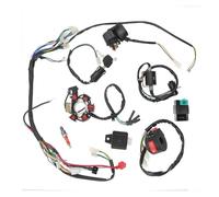Ignition Switch Lock Full Complete Electrics Wiring Harness CDI STATOR Kit For Motorcycle ATV Quad Pit Bike Buggy Go Kart 50cc 70cc 90cc 110cc 125cc