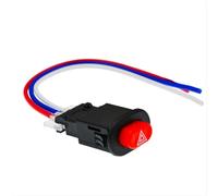 Ignition Switch Lock Length 100mm Motorbike Warning Flasher Emergency Signal Motorcycle Hazard Light Switch Motorcycle Accessories Parts W/3 Wires Lock