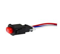 Ignition Switch Lock Length11.5cm/4.53" Motorcycle Hazard Light Switch Double Warning Flasher Emergency Signal Wires For Motorbike E-scooter E-motor