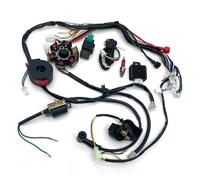 Ignition Switch Lock Motorcycle Full Complete Electrics Wiring Harness CDI Stator 6 Coil For Atv Quad Pit Bike Buggy Go Kart 50cc 70cc 110cc 125cc