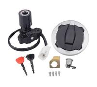 Ignition Switch Lock Set For Kawasaki 400 Z400 ZX400 2018-2024 Motorcycle Ignition Switch Fuel Gas Tank Cap Lock Keys Set Motorbike Ignitions