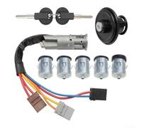 Ignition Switch Lock Set Kit for Fiat For Scudo Vehicles 4162F4 4162L9 4162S1 Replacement Compatible with Door Lock System