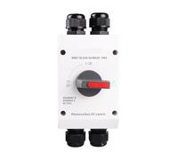 Ignition Switch Photovoltaic Solar DC Isolation Switch Outdoor PV 4P 1000V 32A UKPM Rotating Handle IP66 Waterproof EKD7(EKD7-EL32R-MG25)