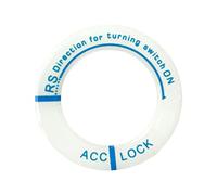 Ignition Switch Ring, Auto Engine Button Cover, Car Key Fob Sticker, Key Ignition Rings Decals Accessories For Decoration