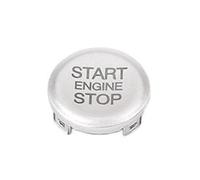 Ignition Switch Trim For Alfa For Romeo For Stelvio For Giulia | Car Engine Start Stop Button Cover Frame Trim automotive interior parts(Sliver)