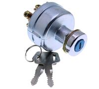 Ignition Switch w/ 2 Keys 6 Terminals 91204-17400 91205-14900 91106-07400 Ignition Starter Switch Compatible with Mitsubishi Caterpillar Forklift