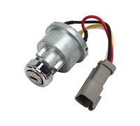 Ignition Switch with 2 Keys,Starter Ignition Switch Ignition Key Switch High Sensitivity Aluminium Alloy 110-7887 for Caterpillar 906H 906H2 906K 906M