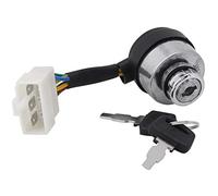 Ignition Switch With Key for 2.5-6.5KW Gas Generator 188F Starter, 6 Wire Ignition Lock Cylinder With Key