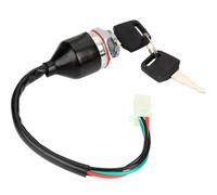 Ignition System For ATV For Mini Moto Pit Dirt Bike Buggy 4 Wheel Motorcycle Waterproof Ignition Barrel Key Switch 2 Keys 4 Pin Block Connector Engine Ignition Coil Plug