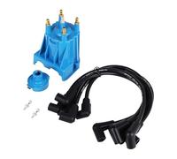 Ignition Tune Up Kit with Distributor Cap and Rotor and Spark Plug Wires Set Replacement for 3.0L 4cyl MerCruiser Engines Made by GM with Delco EST Ignition Systems - Replace 811635Q2, 816761Q14
